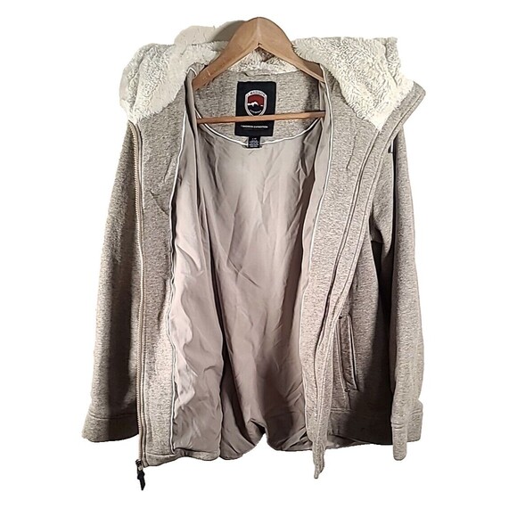 1 Madison Expedition Women's Knit Full Zip Hood Jacket Large - Picture 8 of 16